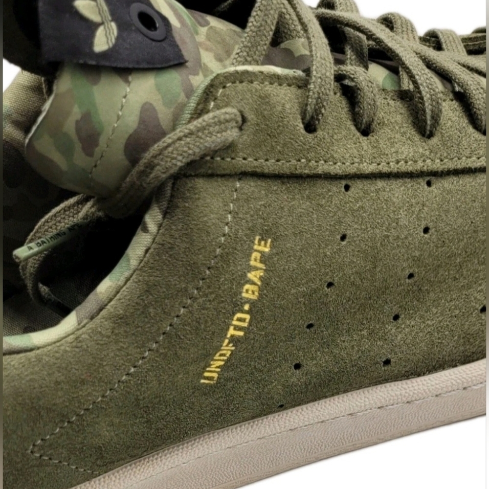 Undefeated x A Bathing Ape x adidas Campus 80s Olive Mens Size 11 (EUC) - Picture 5 of 9